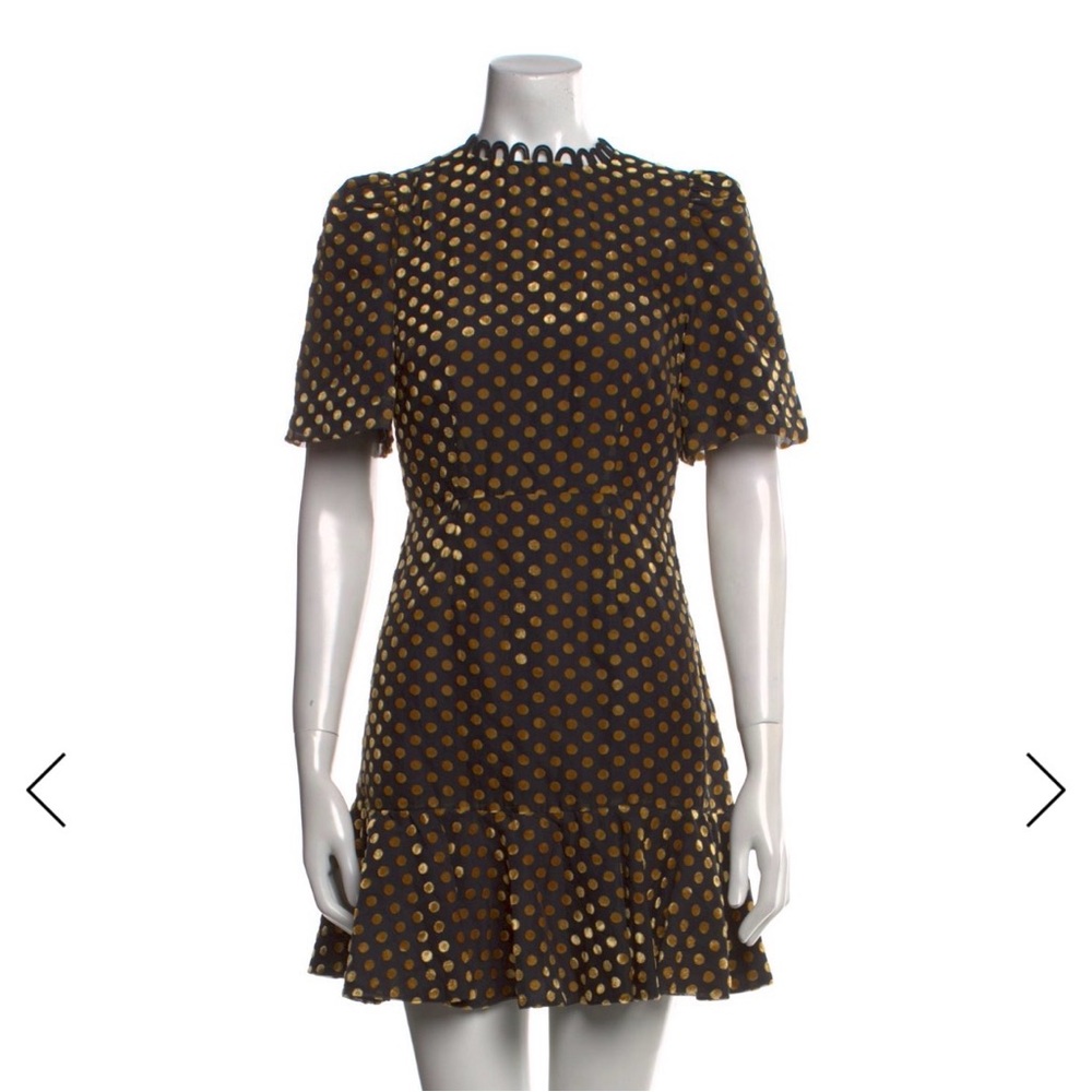 RHODE Daron Polka Dot Mini Dress